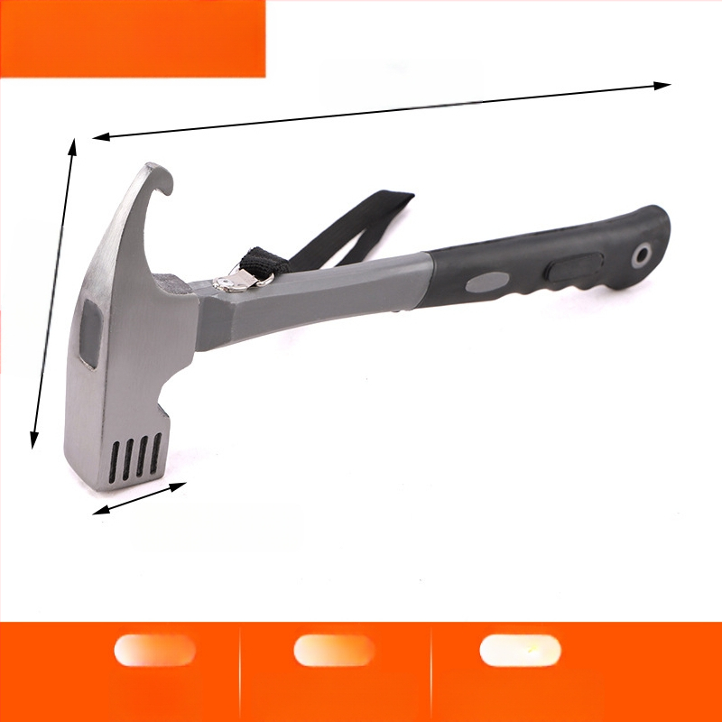 Lauko stovyklavimo kaiščių plaktukas daugiafunkcis nagų plaktukas palapinės baldakimo plaktukas plaktukas stovyklavimo įranga guma