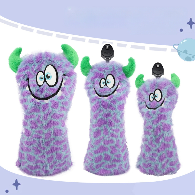 Navlaka za golf palicu od drva, plišano čudovište, nova crtana slatka navlaka za palicu br. 1, drvena navlaka za glavu palice za fairway