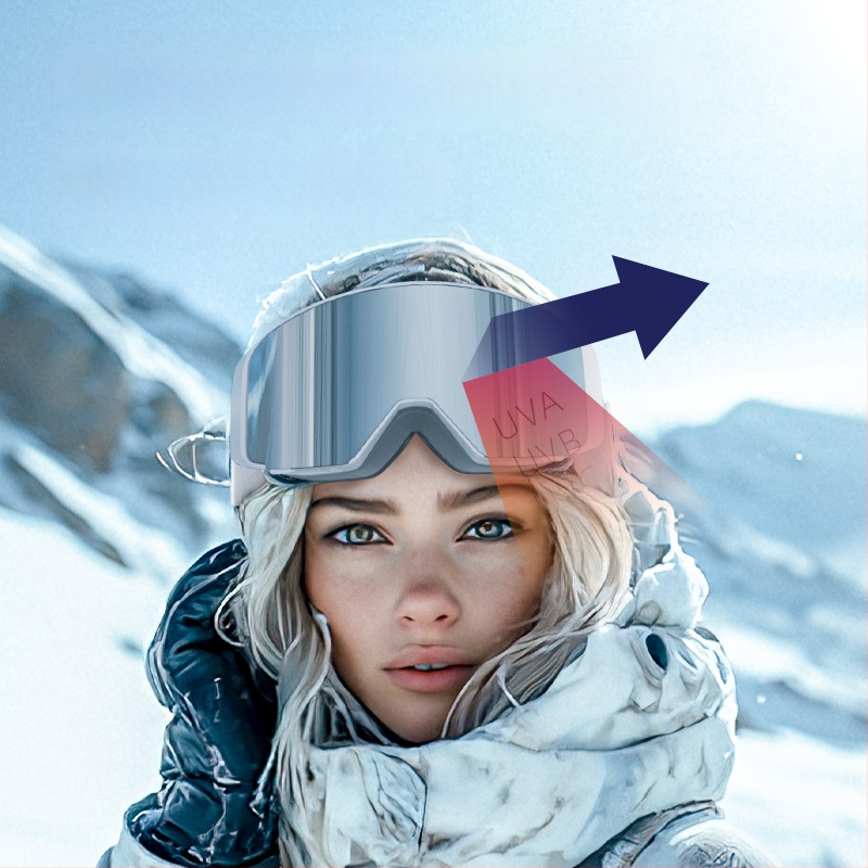 Ски очила Kapvoe Flip-Up, професионални, против замъгляване, за планинарство на открито, ветроустойчиви очила, еднослойни и двойни очила за сняг