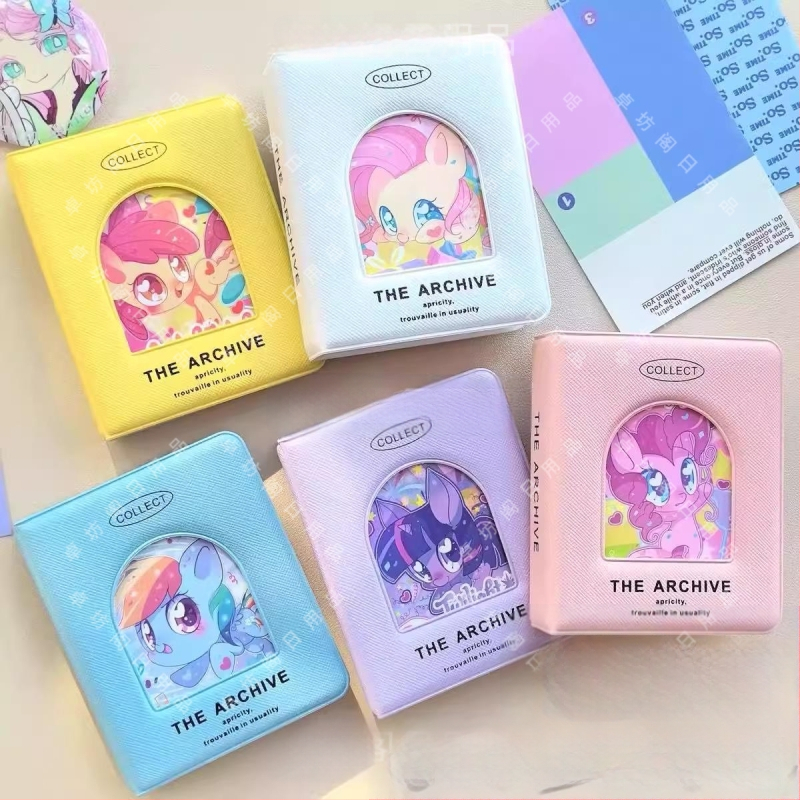 Албум за картички Pony Polaroid, лазерна книга за съхранение на картички Star Chasing, момичешко сърце, One Palace, мини 3-инчов Polaroid албум