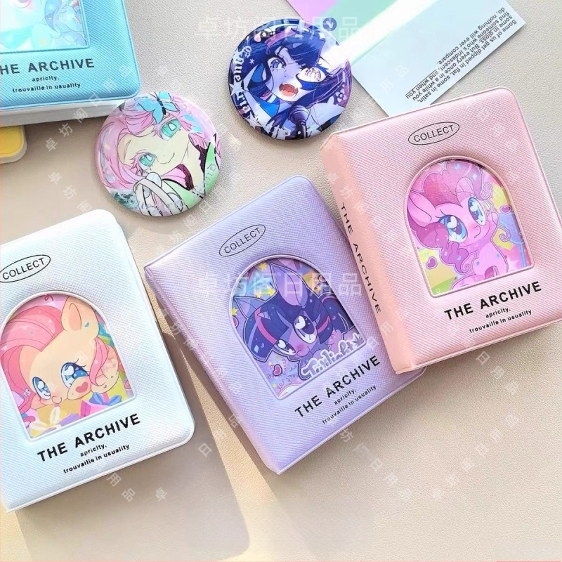 Албум за картички Pony Polaroid, лазерна книга за съхранение на картички Star Chasing, момичешко сърце, One Palace, мини 3-инчов Polaroid албум