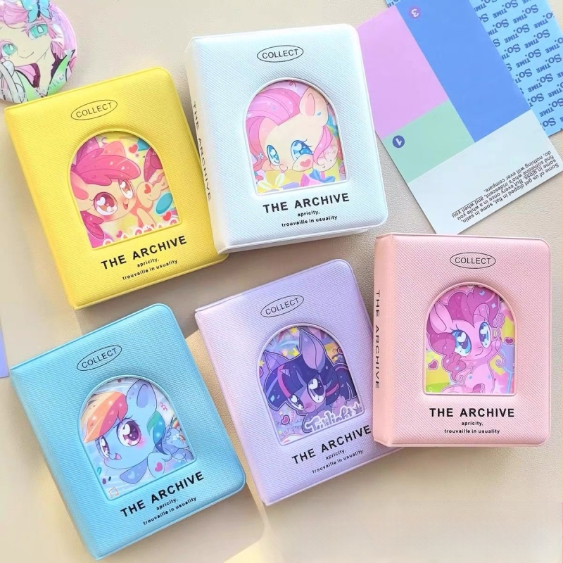 Албум за картички Pony Polaroid, лазерна книга за съхранение на картички Star Chasing, момичешко сърце, One Palace, мини 3-инчов Polaroid албум