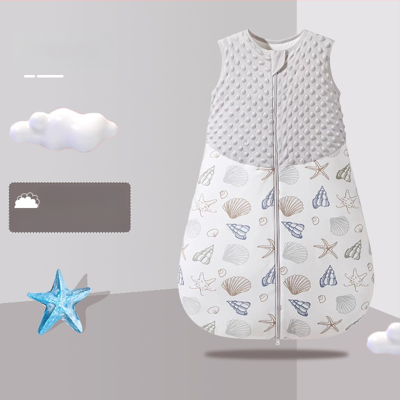 Bazai Rabbit Cross-border kevad- ja sügis beebidele mõeldud löögikindel puuvillane vastsündinute toodete vestiga integreeritud beebimagamiskott