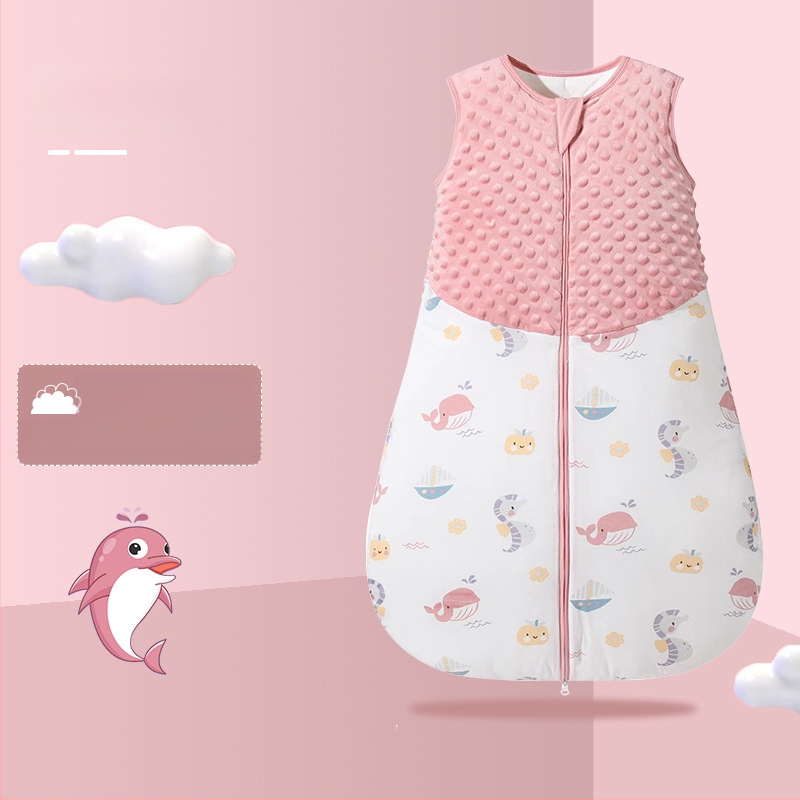 Bazai Rabbit Cross-border kevad- ja sügis beebidele mõeldud löögikindel puuvillane vastsündinute toodete vestiga integreeritud beebimagamiskott