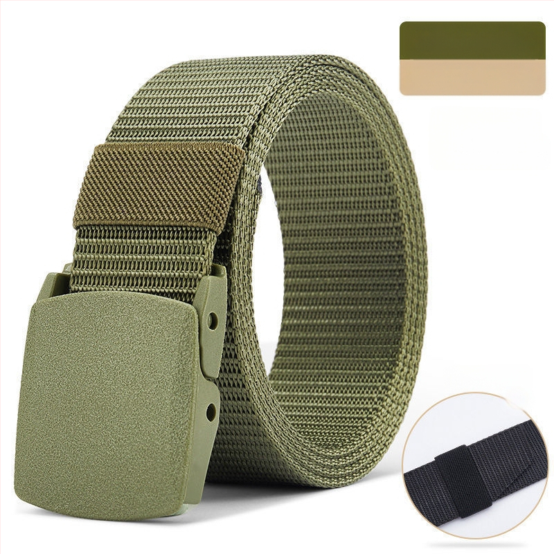 Korejiešu stila moderna ikdienas audekla josta ar gludu sprādzi, vīriešu ikdienas universāla studentu audekla josta ar plastmasas tērauda sprādzi