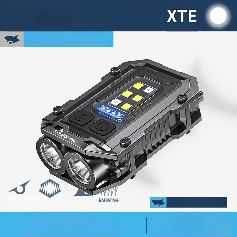 Φωτεινό εξωτερικό φως επισκευής και συντήρησης αυτοκινήτων, πολυλειτουργικό περιστρεφόμενο γυροσκόπιο, ισχυρός φακός με ισχυρό μαγνητικό προειδοποιητικό φως