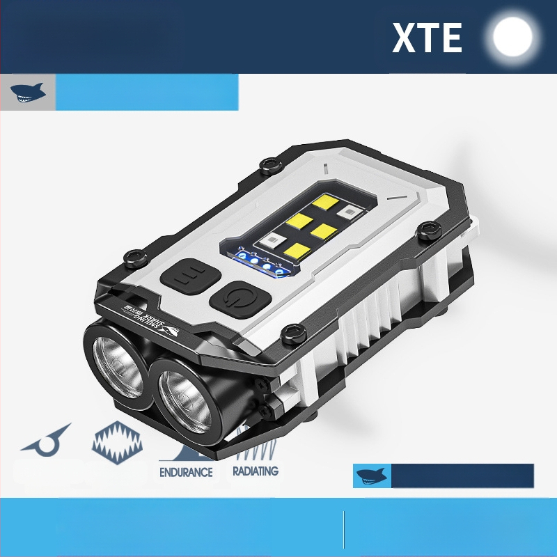 Φωτεινό εξωτερικό φως επισκευής και συντήρησης αυτοκινήτων, πολυλειτουργικό περιστρεφόμενο γυροσκόπιο, ισχυρός φακός με ισχυρό μαγνητικό προειδοποιητικό φως