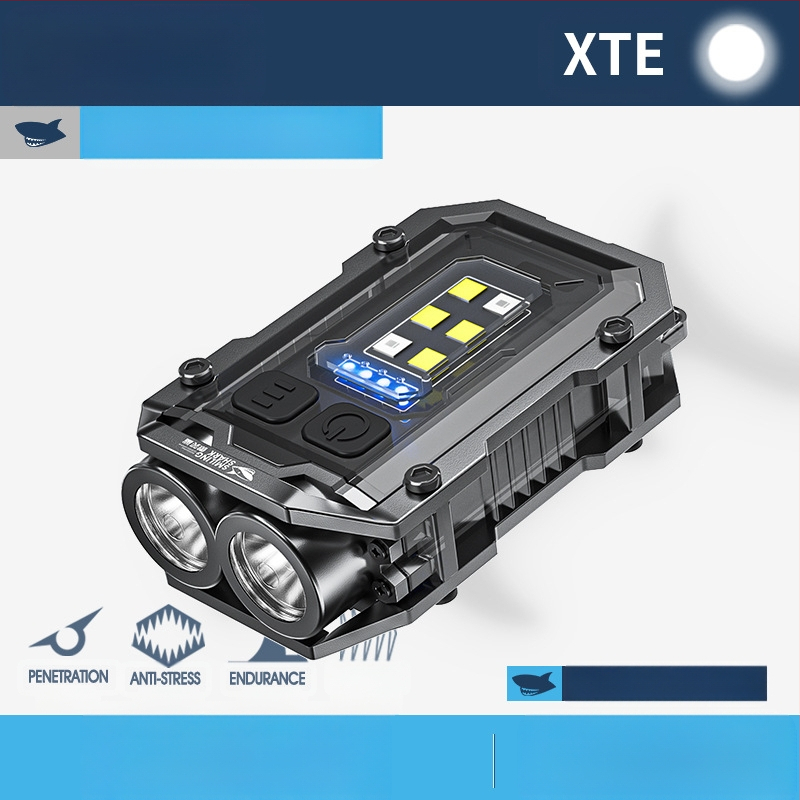 Φωτεινό εξωτερικό φως επισκευής και συντήρησης αυτοκινήτων, πολυλειτουργικό περιστρεφόμενο γυροσκόπιο, ισχυρός φακός με ισχυρό μαγνητικό προειδοποιητικό φως