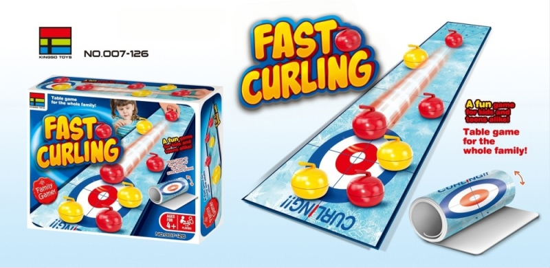 Ārējās tirdzniecības pārrobežu golfa spēle, kērlinga spēle, ātrā kērlinga spēle, ģimenes interaktīvā galda spēle