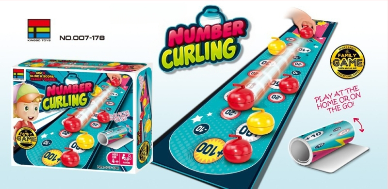 Ārējās tirdzniecības pārrobežu golfa spēle, kērlinga spēle, ātrā kērlinga spēle, ģimenes interaktīvā galda spēle