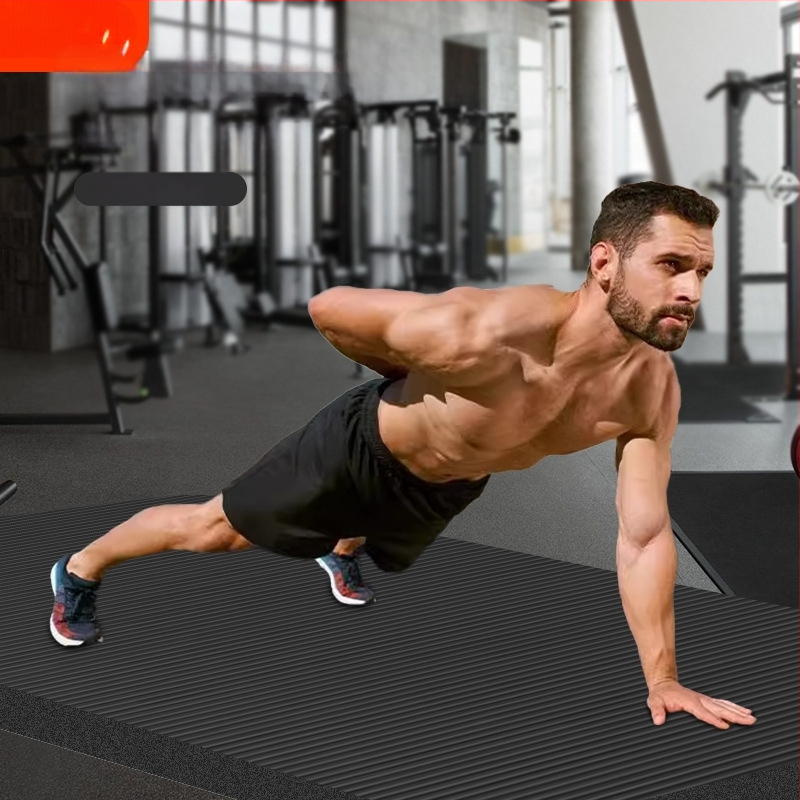 Meeste joogamatt, algajate treeningmatt, paksendatud, laiendatud ja pikendatud, libisemiskindel spordijoogamatt, kodune tagasilöök
