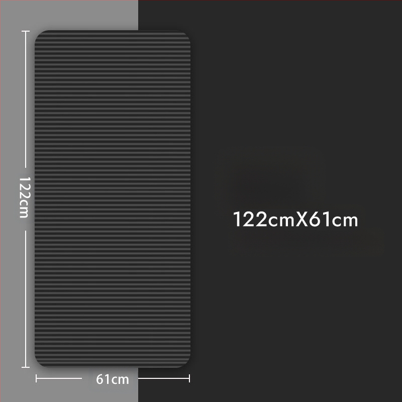 Meeste joogamatt, algajate treeningmatt, paksendatud, laiendatud ja pikendatud, libisemiskindel spordijoogamatt, kodune tagasilöök