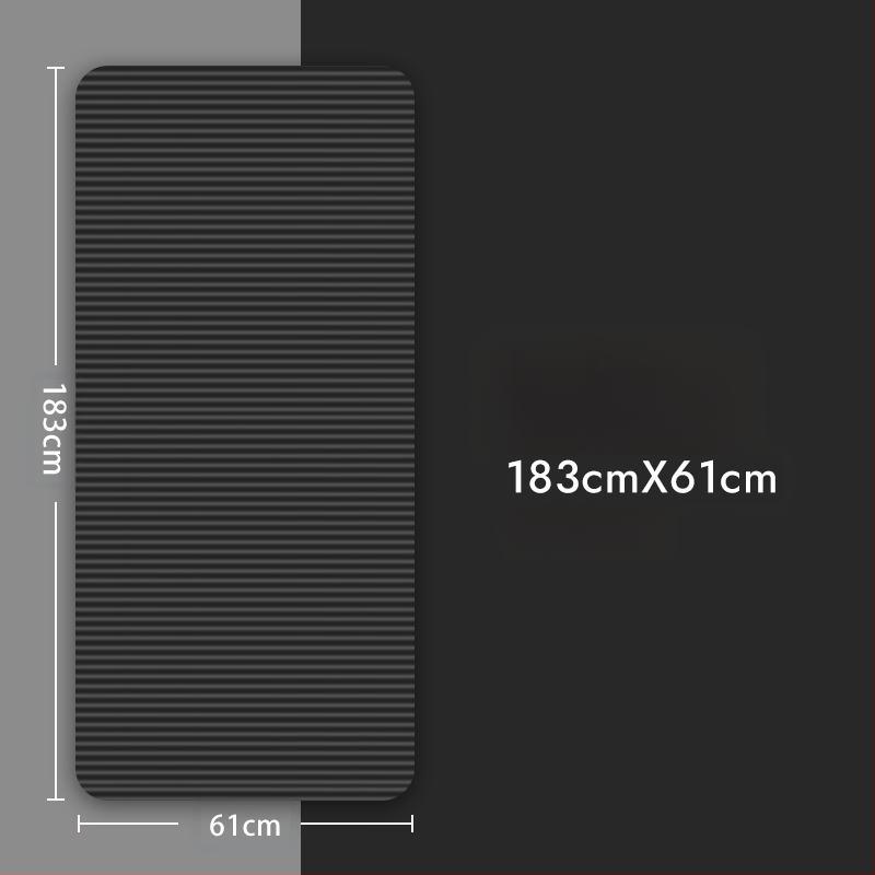 Meeste joogamatt, algajate treeningmatt, paksendatud, laiendatud ja pikendatud, libisemiskindel spordijoogamatt, kodune tagasilöök