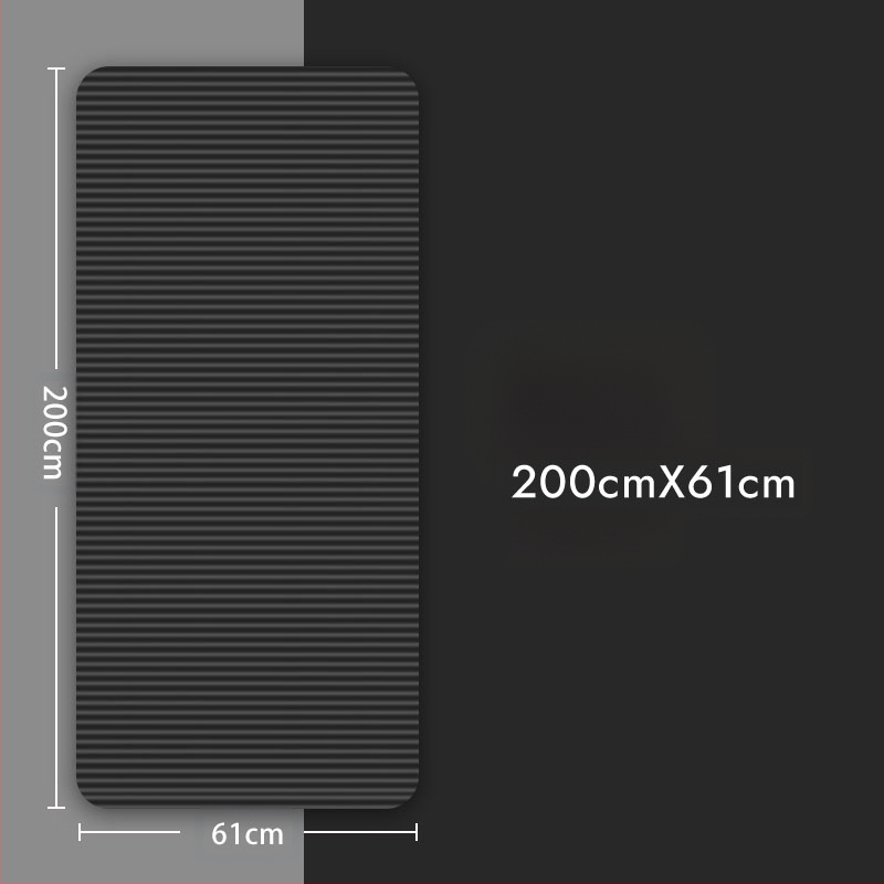 Meeste joogamatt, algajate treeningmatt, paksendatud, laiendatud ja pikendatud, libisemiskindel spordijoogamatt, kodune tagasilöök