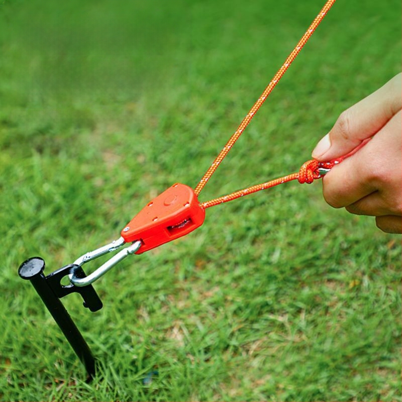 Välistingimustes telkimiseks mõeldud tuulekindel köis, taevakardina tõmbeköis, rihmaratta pingutus, tuuleköis, reguleeritav kinnitus välistingimustes