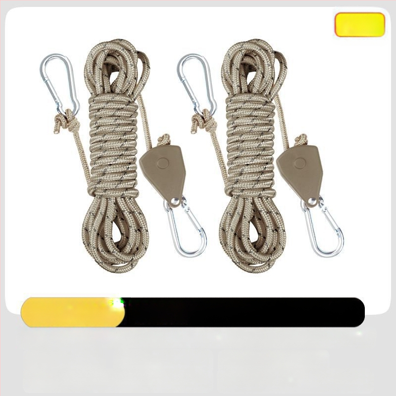 Välistingimustes telkimiseks mõeldud tuulekindel köis, taevakardina tõmbeköis, rihmaratta pingutus, tuuleköis, reguleeritav kinnitus välistingimustes