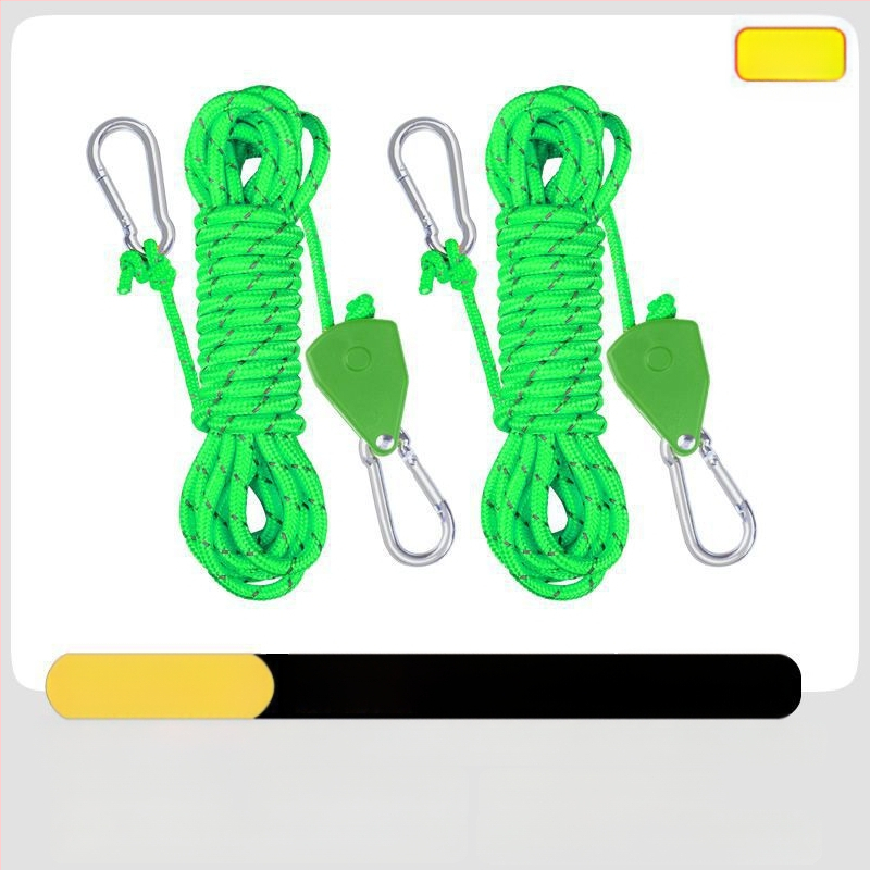 Välistingimustes telkimiseks mõeldud tuulekindel köis, taevakardina tõmbeköis, rihmaratta pingutus, tuuleköis, reguleeritav kinnitus välistingimustes