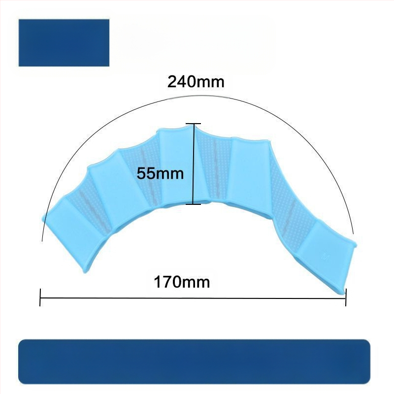 Vabastiil käelestad silikoonist aerutamispeopesaga ujumistreeningu varustus täiskasvanutele ja lastele pardikäpa sõrmevõrguga ujumisvarustuse komplekt