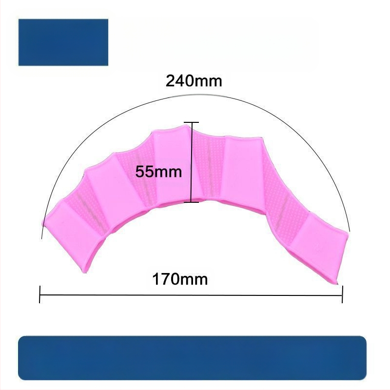 Vabastiil käelestad silikoonist aerutamispeopesaga ujumistreeningu varustus täiskasvanutele ja lastele pardikäpa sõrmevõrguga ujumisvarustuse komplekt