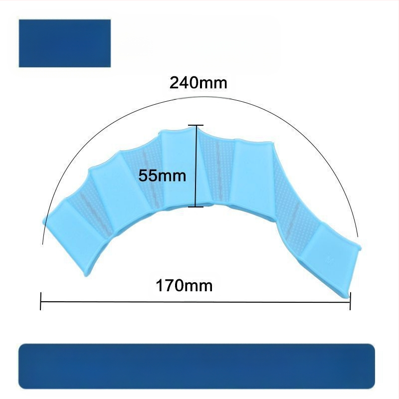 Vabastiil käelestad silikoonist aerutamispeopesaga ujumistreeningu varustus täiskasvanutele ja lastele pardikäpa sõrmevõrguga ujumisvarustuse komplekt