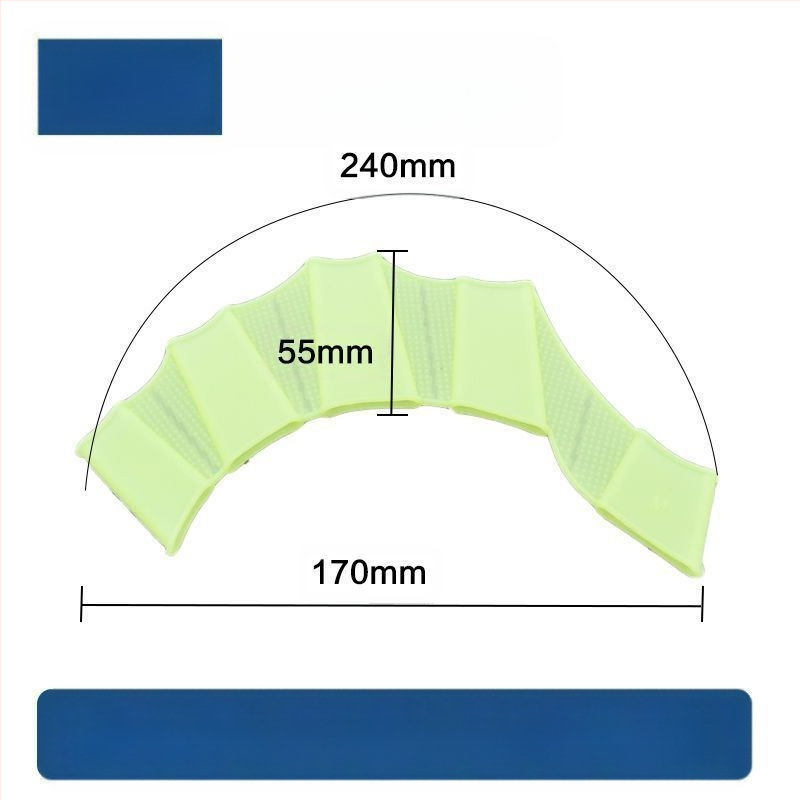 Vabastiil käelestad silikoonist aerutamispeopesaga ujumistreeningu varustus täiskasvanutele ja lastele pardikäpa sõrmevõrguga ujumisvarustuse komplekt