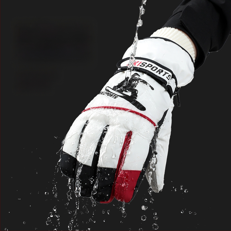 Žieminės slidinėjimo pirštinės, vyriškos, vėjui atsparios, vandeniui atsparios, neslystančios, lietimui jautraus ekrano, su vilnos pamušalu, šiltos, žieminės alpinizmo ir jojimo pirštinės