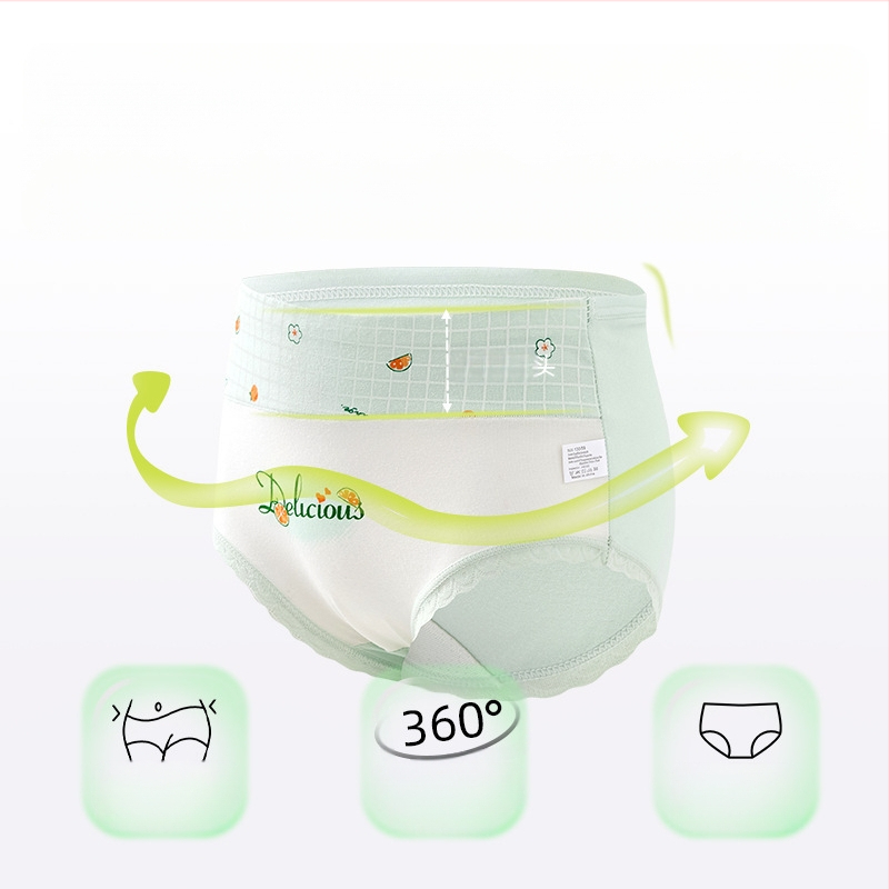 Lenjerie intimă pentru copii, triunghi, talie înaltă, bumbac, clasa A, bumbac, pantaloni scurți pentru fete de 6-12 ani, fără clipsuri, en-gros