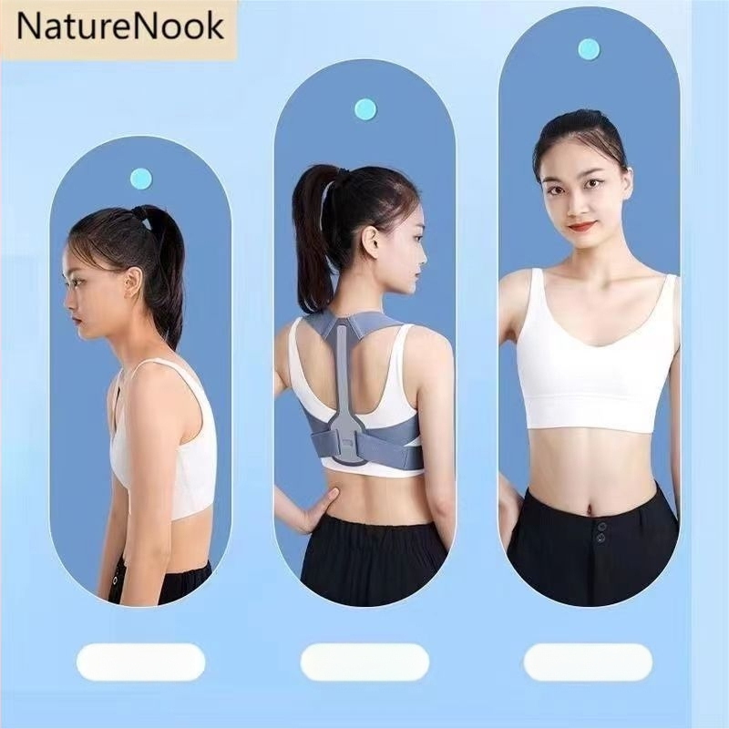 Kuprinės nugaros įtvaras suaugusiesiems, nematomas nugaros įtvaras su vidiniu peties įtvaro artefaktu.