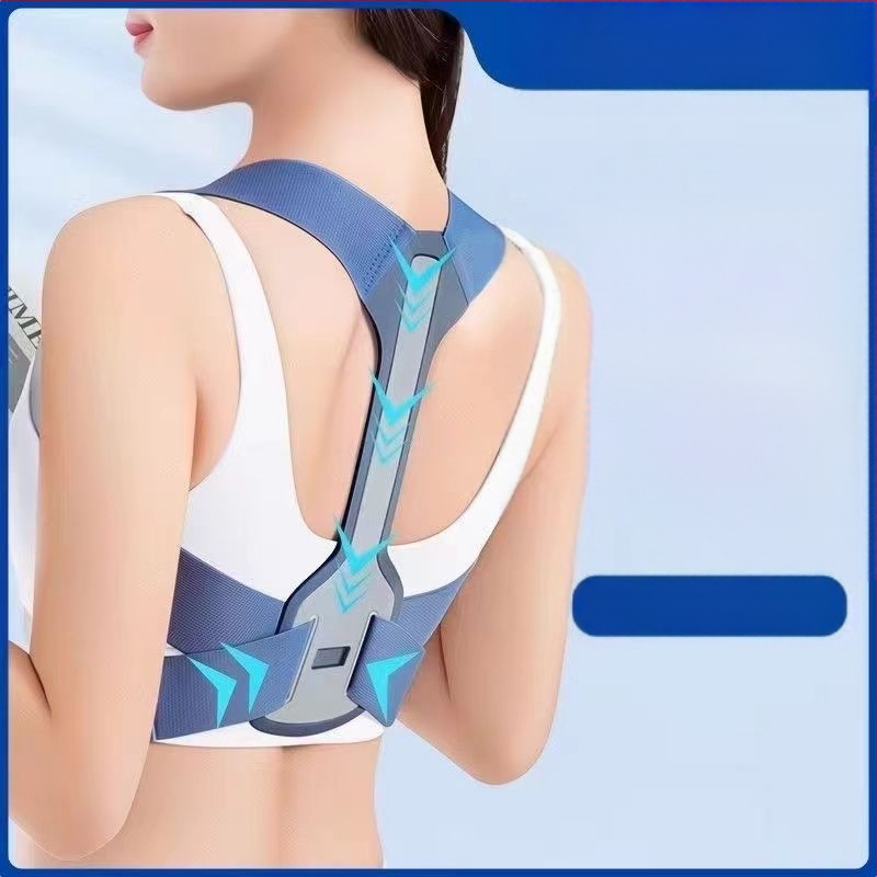 Kuprinės nugaros įtvaras suaugusiesiems, nematomas nugaros įtvaras su vidiniu peties įtvaro artefaktu.