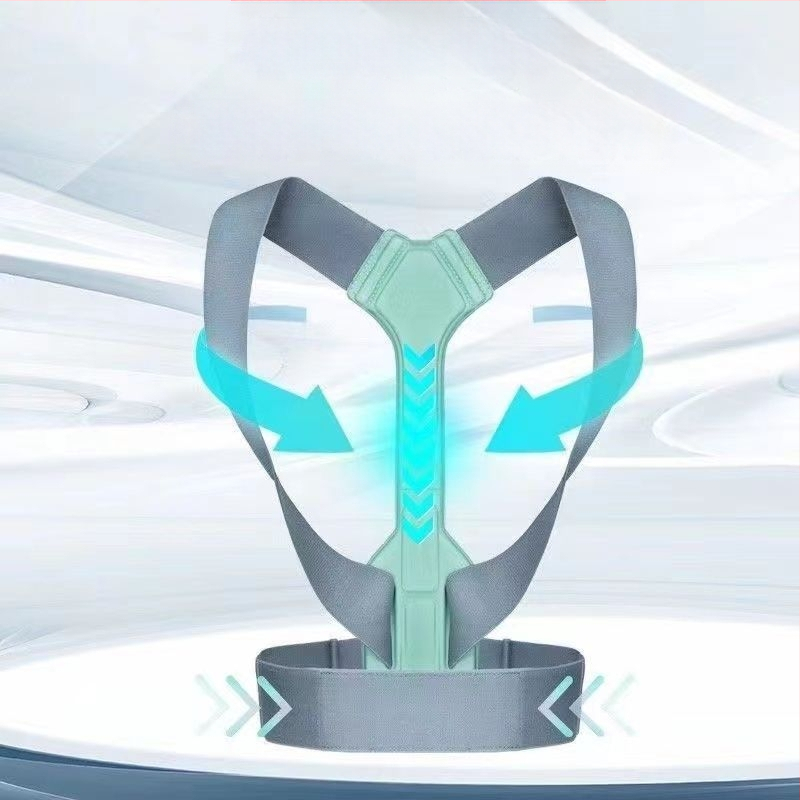 Kuprinės nugaros įtvaras suaugusiesiems, nematomas nugaros įtvaras su vidiniu peties įtvaro artefaktu.