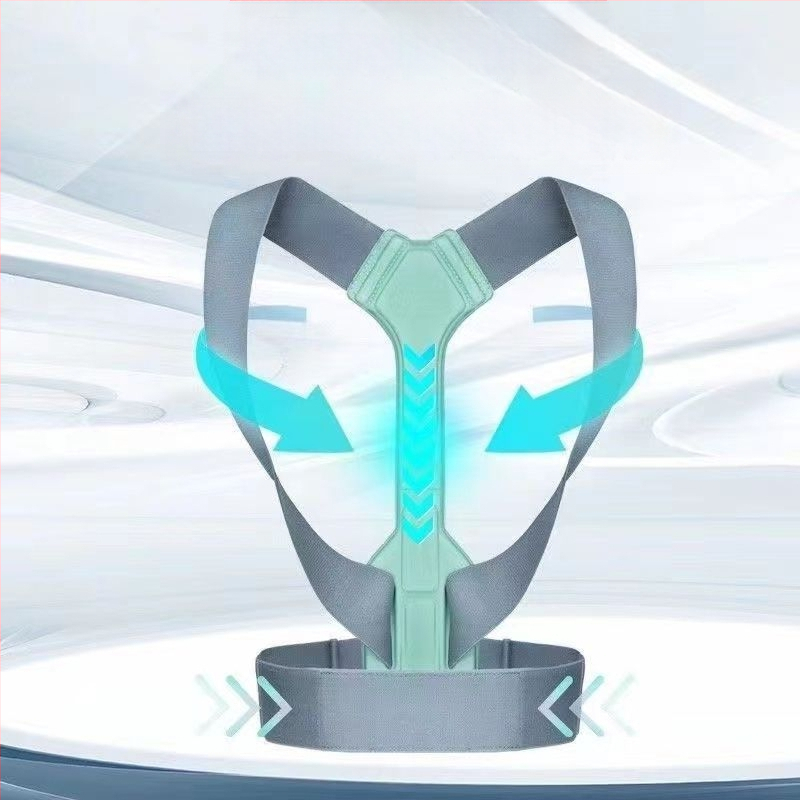 Kuprinės nugaros įtvaras suaugusiesiems, nematomas nugaros įtvaras su vidiniu peties įtvaro artefaktu.