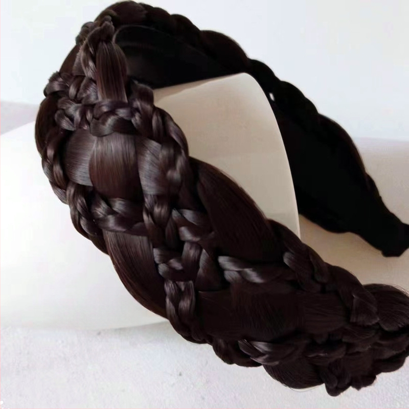 [Uue toote laiendamine] Simuleeritud juuste juuksepael, parukas, punutud juustega peakate, parukad, katted valgete juuste artefaktiga, et suurendada peanaha juuste hulka