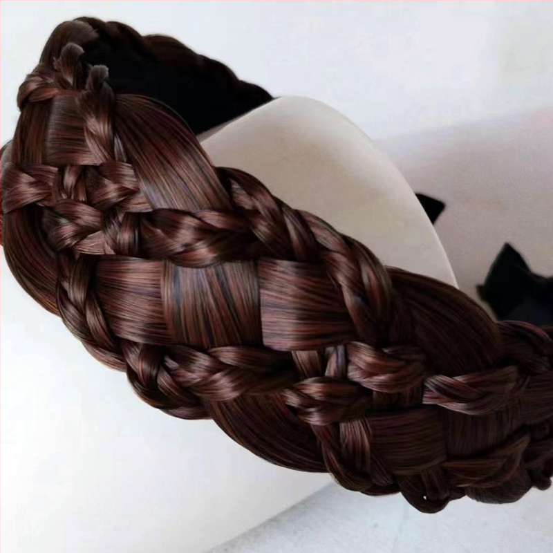 [Uue toote laiendamine] Simuleeritud juuste juuksepael, parukas, punutud juustega peakate, parukad, katted valgete juuste artefaktiga, et suurendada peanaha juuste hulka