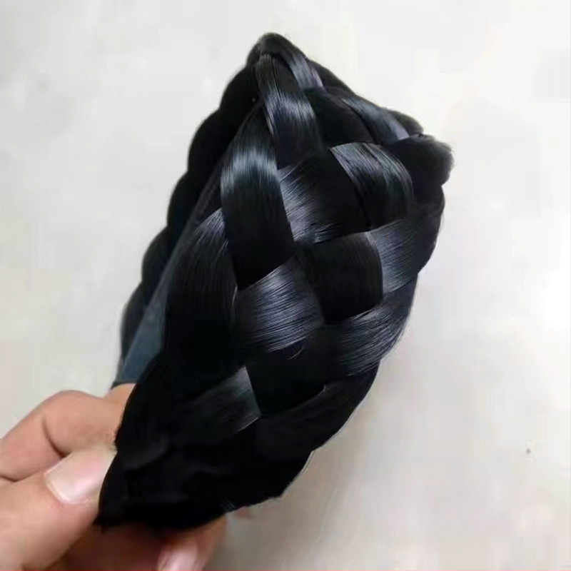 [Uue toote laiendamine] Simuleeritud juuste juuksepael, parukas, punutud juustega peakate, parukad, katted valgete juuste artefaktiga, et suurendada peanaha juuste hulka