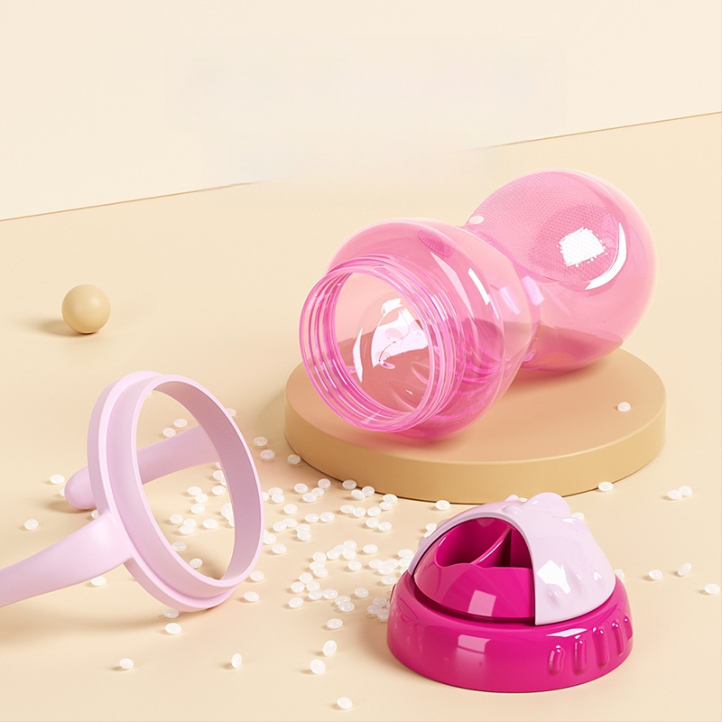 Tarpvalstybinė užsienio prekyba, karštai parduodamas kūdikis su rankena, pp medžiagos, siurbimo puodelis, tiesioginio gėrimo puodelis, geriamasis puodelis, atsparus kritimams