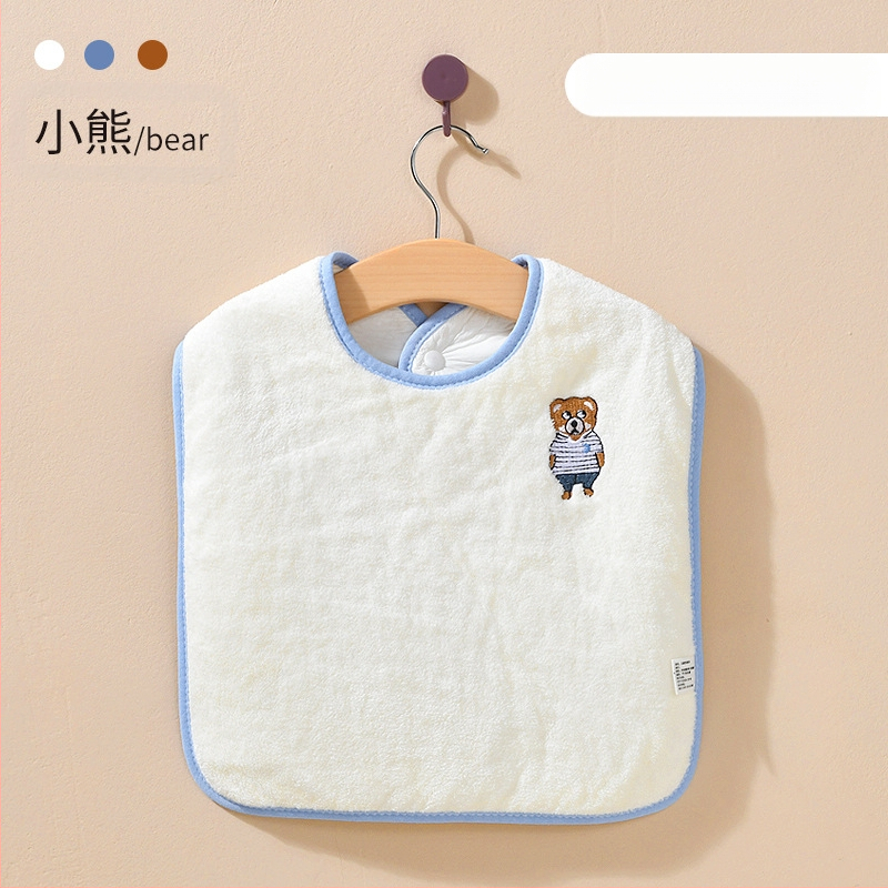 Детска кърпа, бебешка кърпа, миене на зъби, избърсване на лице, кърпа за уста, водоустойчив лигавник, немокри дрехи, бебешки лигавник за лице