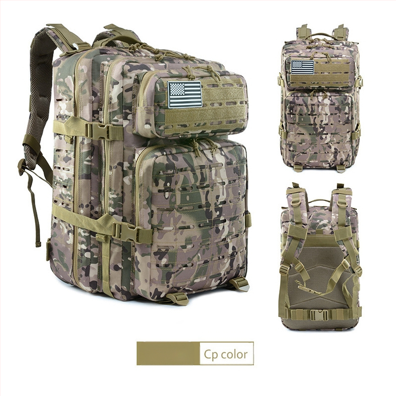 Välisportimiseks mõeldud seljakott maastikul reisimiseks, telkimiseks, matkamiseks, mägironimiseks, sõjaväe kamuflaažiga jalgrattasõiduks, taktikaline seljakott meestele