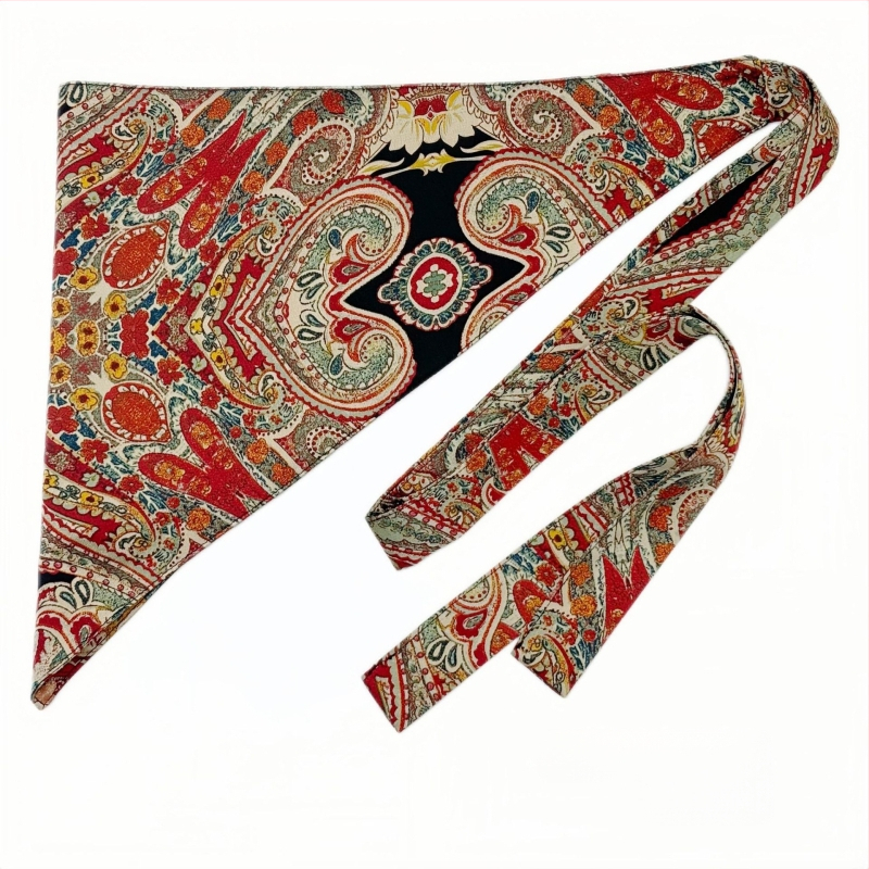 Tipptasemel tutiga laia vöökohaga hiphop-tantsija moodne dekoratiivne kleit boheemlaslik etniline kolmnurkne puusasall