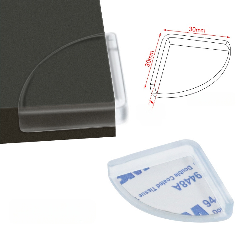 ✅Laste kokkupõrkevastane nurk Läbipaistev kokkupõrkevastane nurgakaitse Kohvilauamööbel Pehme mähisega nurgaserva mähisega silikoonist kaitse