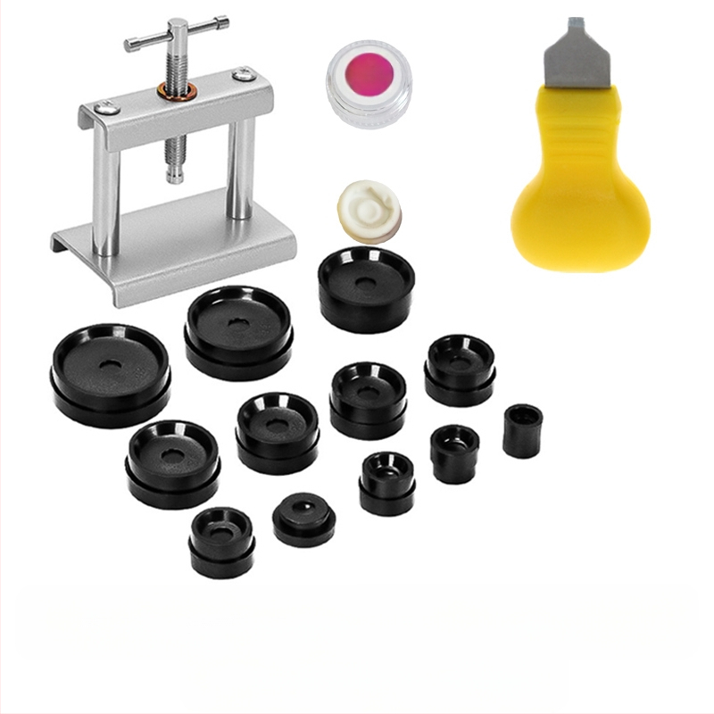 Инструмент за ремонт на уплътнения за домашни часовници, подмяна на батерия, отварачка за уплътнения за цифрови кварцови часовници, комплект часовници