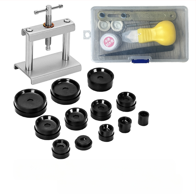 Инструмент за ремонт на уплътнения за домашни часовници, подмяна на батерия, отварачка за уплътнения за цифрови кварцови часовници, комплект часовници