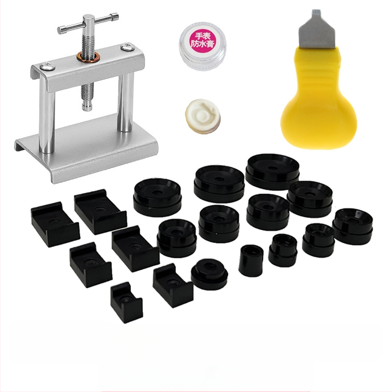 Инструмент за ремонт на уплътнения за домашни часовници, подмяна на батерия, отварачка за уплътнения за цифрови кварцови часовници, комплект часовници