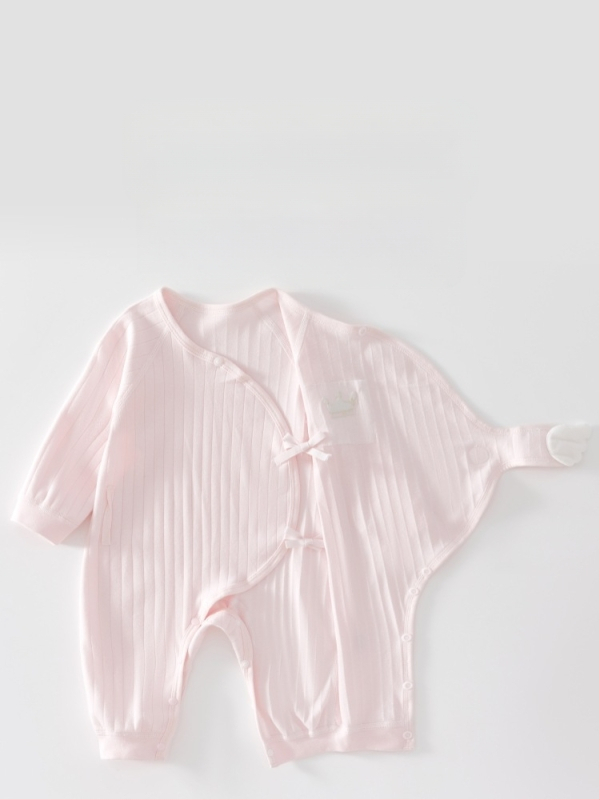 Novorodenecké oblečenie bez kostic s motýľmi, jar a jeseň, čistá bavlna, novorodenecké oblečenie, lezecké oblečenie, oblečenie na suchý zips, detské oblečenie