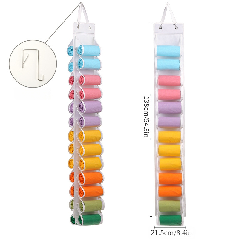 Buitinių drabužių laikymo krepšys, tvirtinamas prie sienos, daugiasluoksnės jogos kelnės, batų laikymas, bendrabučio drabužių spintos laikymas, pakabinamas