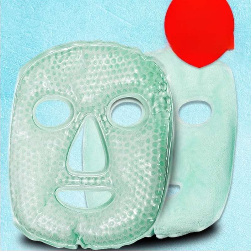 Ledo kompreso kaukė Šalto kompreso akių kaukė Ledo maišelio veido kaukė Pooperacinis atsigavimas Artefaktas Karštas kompresas Viso veido vėsinanti medvilninė veido kaukė