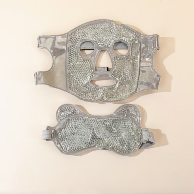 Ledo kompreso kaukė Šalto kompreso akių kaukė Ledo maišelio veido kaukė Pooperacinis atsigavimas Artefaktas Karštas kompresas Viso veido vėsinanti medvilninė veido kaukė