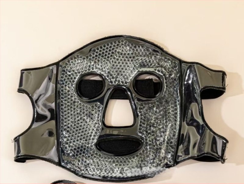 Ledus kompreses maska Aukstās kompreses acu maska Ledus maisiņa sejas maska Pēcoperācijas atveseļošanās artefakts Karstā komprese Pilnas sejas dzesēšanas kokvilnas sejas maska