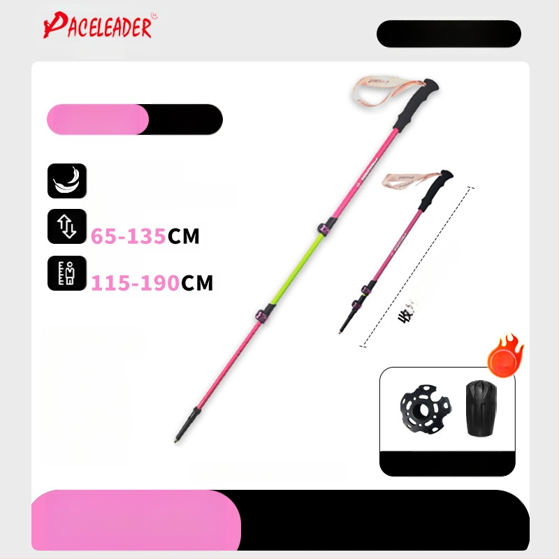 Veľkoobchod s skladacími trekingovými palicami Paceleader Carbon, horolezeckým vybavením