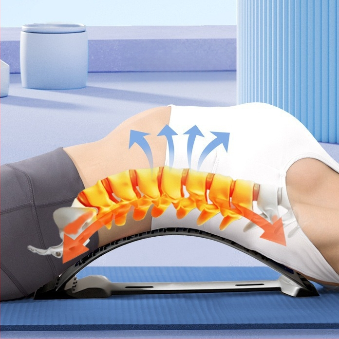 Neljatasandiline nimmelülide rahustav seade vöökoha venitusmassaaži korrigeerimine kodune selgroo kaelalülide venitus Abivööplaat treeningvarustusele