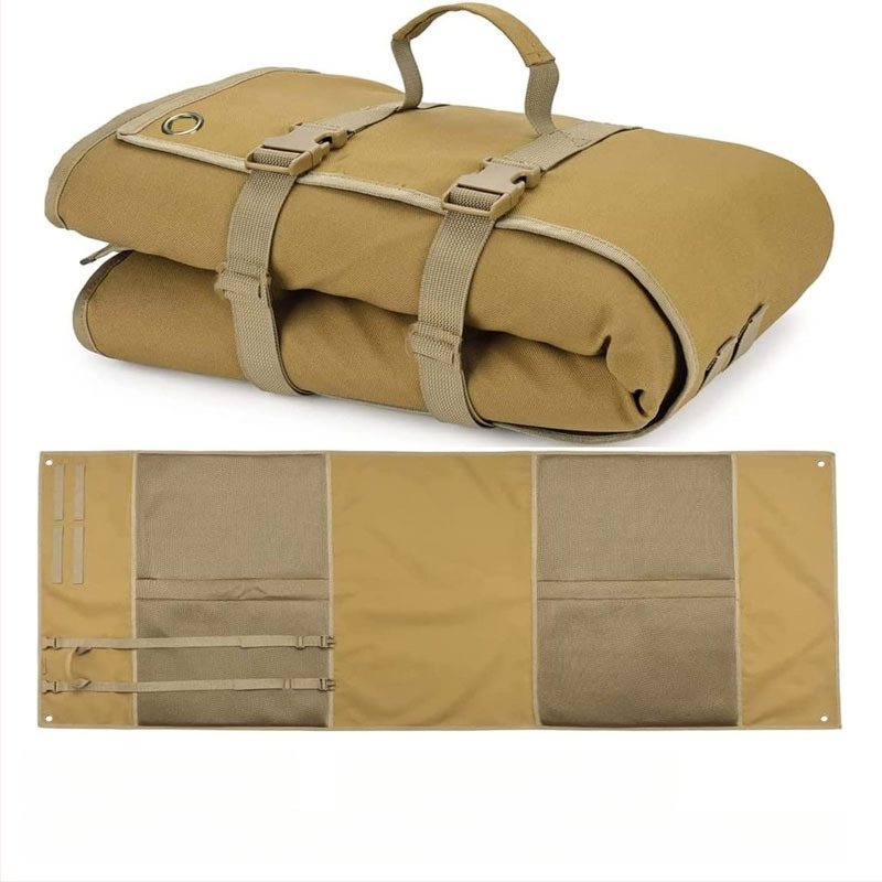 Āra aprīkojuma pārnēsājamais paklājiņš motociklu kempinga piknika paklājiņš saliekams ūdensizturīgs un mitrumizturīgs taktiskās apmācības maskēšanās šaušanas paklājiņš